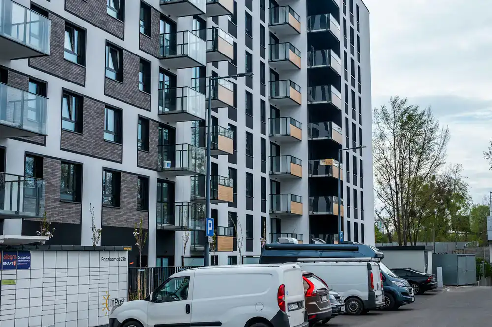 Our mobile locksmith van parked near a residential property