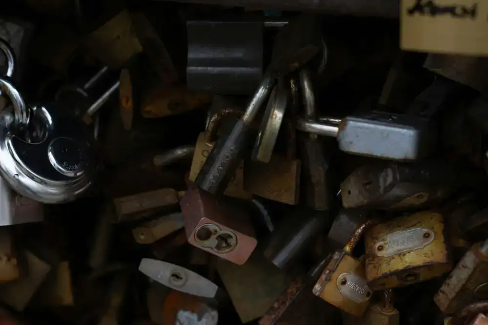 Inside our mobile locksmith van showing organized tools and replacement locks